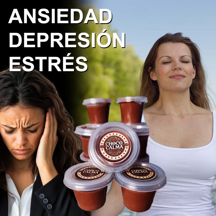 Choco Calma Pack 6 Unid alivia ansiedad, depresión, dormir profundo y más!